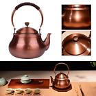 Copper Stove Top Water Kettle Teapot with Insulated Handle Tea Kettle for Gas