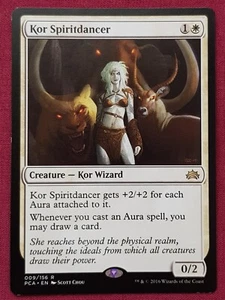 Magic The Gathering PLANECHASE ANTHOLOGY PCA KOR SPIRITDANCER white card MTG - Picture 1 of 2