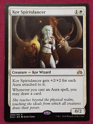 Magic The Gathering PLANECHASE ANTHOLOGY PCA KOR SPIRITDANCER white card MTG - Image 1 of 2