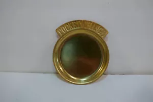 Vintage Solid Brass Pocket Change Trinket Coin Dish Tray - Picture 1 of 3