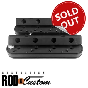GM LS1 LS2 LS3 LS6 Valve Covers Black Aluminium Chev 5.8 6.0 6.2 Coil Covers - Picture 1 of 14