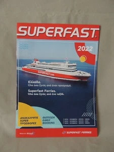 Superfast Ferries catalogue 2022- Attica Greece - Picture 1 of 9