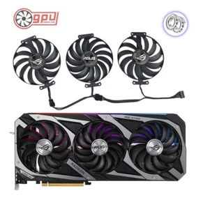 ASUS ROG STRIX 3060 3080 Ti 3090 6900 RTX Zamienne wentylatory GPU (7 pinów) - Oryginalne - Zdjęcie 1 z 6