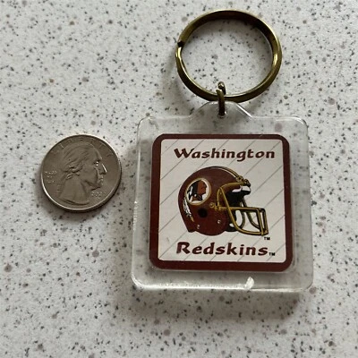 Vintage Washington Redskins NFL Football Keychain Key Ring #46148 - Image 1 of 2