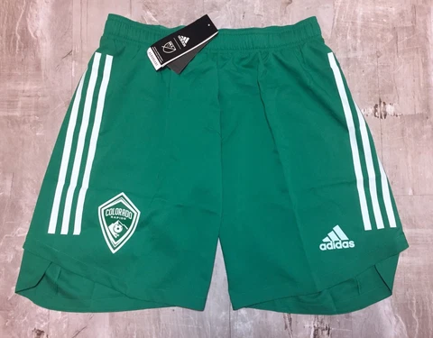 Adidas 2021 Colorado Rapids Player Issue Aeroready Shorts Away Bold Green M MLS Cover