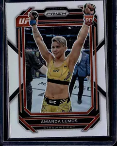 2023 Panini Prizm UFC Amanda Lemos Silber Prizm Rookie Karte - Bild 1 von 2