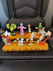 Vintage 1996 McDonald's SPACE JAM Happy Meal Toys Looney Tunes~ Lot Of 8