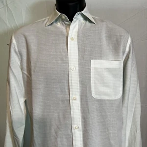 Vineyard Vines Mens Button Down Shirt Long Sleeve 100% Cotton Medium Slim Green - Picture 1 of 12