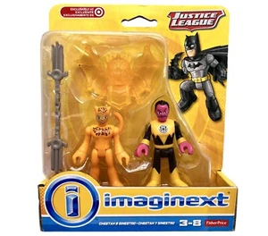 Imaginext Cheetah And Sinestro Figure Set Ultra Rare 2015 Box Wear New - Picture 1 of 23