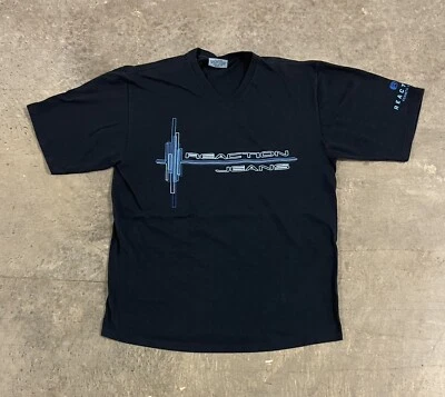 VTG Y2K Kenneth Cole Reaction Jeans Made in USA Blue T-Shirt Size MEDIUM - Image 1 of 4