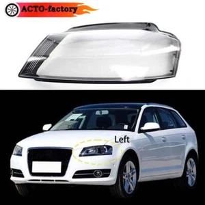 For Audi A3 8P S-line S3 RS3 2008-2012 Car Headlight Lens Shell Clear Cover Left - Picture 1 of 6