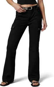 Joe's Jeans Women's The Frankie Cargo Bootcut Petite, Black, Size 27 - Picture 1 of 12
