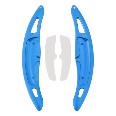 Steering Wheel Paddle Shifter Extension For Porsche Cayenne Macan Aluminium Blue Foto 1 de 4