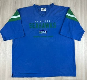 Vintage 90s Seattle Seahawks Lee Sport Embroidered T-Shirt Mens XL Jersey Style - Bild 1 von 8