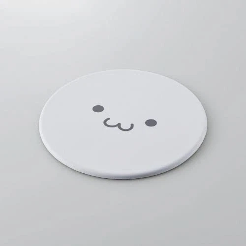 Alfombrilla de ratón Elecom Shiro-chan cara gris MP-FC01GF Foto 1 de 4