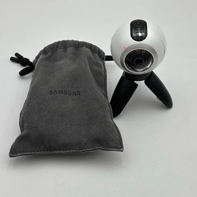 Samsung Gear 360 Degree Camera SM-C200 White Tested Working / With Battery - Image 1 of 4