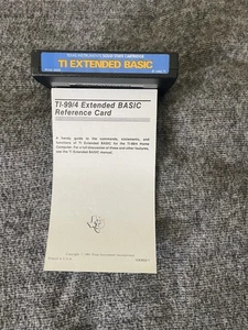 TI Extended BASIC Cartridge - TI-99/4a Tested Working Vintage Home Computing - Picture 1 of 11