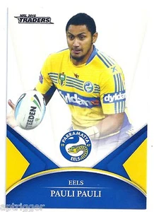 2016 NRL Traders Base Card (095) Pauli PAULI Eels - Picture 1 of 1