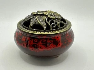 Chinese Inspired Incense Burner 3 1/2 Inch - Bild 1 von 6