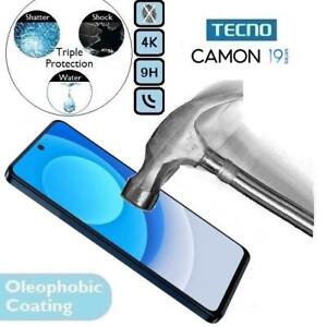 100%Tempered Glass 9H Screen Protector (19/Pro/Neo/5G) For Tecno Camon 19 Series