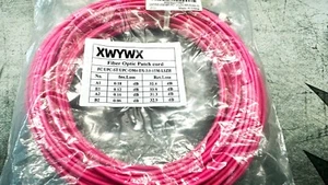 15M FC/UPC - ST/UPC OM4 Multimode 3.0mm Fiber Optic Patch Cable | XWYWX - Picture 1 of 9