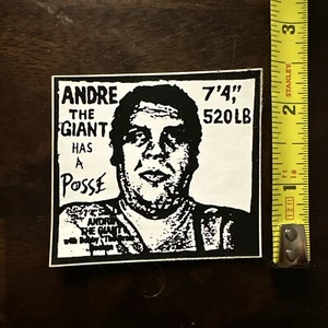 Andre Giant Has Posse Obey Vinyl Sticker Original Vintage 1990’s Shepard Fairey - Picture 1 of 2
