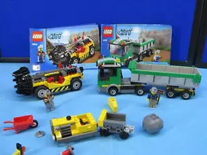 LEGO 4204 City The Mine Mineros de Oro Retirados Incompletos - Imagen 1 de 6