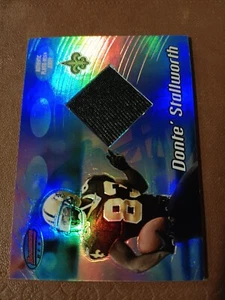 2002 Donte Stallworth Bowmans Best Rookie Relic tarjeta de radiocontrol #103 Saints - Imagen 1 de 2