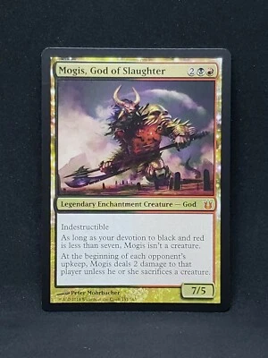 Mogis God of Slaughter LP MTG Born of the Gods 151 R/B Legendary God Devotion 26 - Image 1 of 2