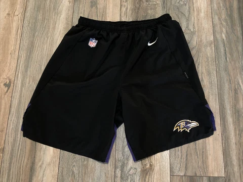 New Baltimore Ravens Nike On Field Team Shorts Men’s Large Cover