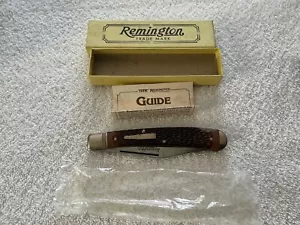 1992 Remington One R1253 Guide Bullet Knife Folding Pocket Delrin Handle New - Picture 1 of 24
