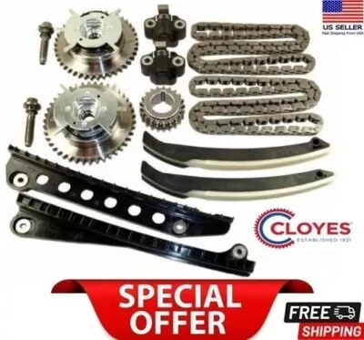 Nuevo kit de cadena de distribución del motor Cloyes delanteros para Ford Lincoln con piñones 5,4 L V8 Foto 1 de 4