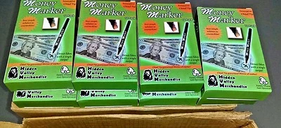 HVM (60 Pens) Money Marker -- Counterfeit Fake Bill Detector Counterfit Dollar Pen