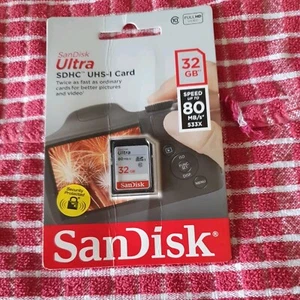 SanDisk Ultra 32GB microSDXC UHS-I Card NEW - Zdjęcie 1 z 2