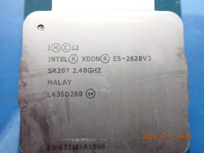 Intel Xeon E5-2620 v3 SR207 6 Core 2.1GHz Server Processor - Image 1 of 3
