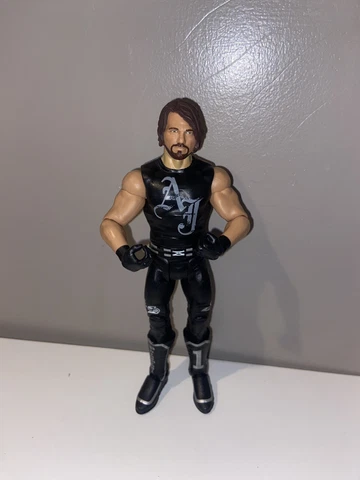 AJ STYLES Mattel 2011 WWE Basic Series Wrestling Figure I Am Phenomenal Shirt Cover