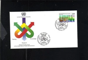 First Day Issue 1985 Geneva United Nations University Formation Stamp FDC - Picture 1 of 1