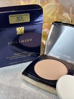 Estée Lauder DOUBLE WEAR STAY IN PLACE MATTE Powder Foundation 2C1 PURE BEIGE - Image 1 of 2