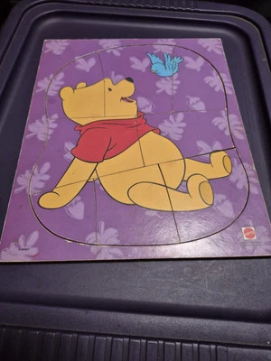 Rompecabezas de madera vintage Winnie The Pooh Mattel Disney Foto 1 de 4