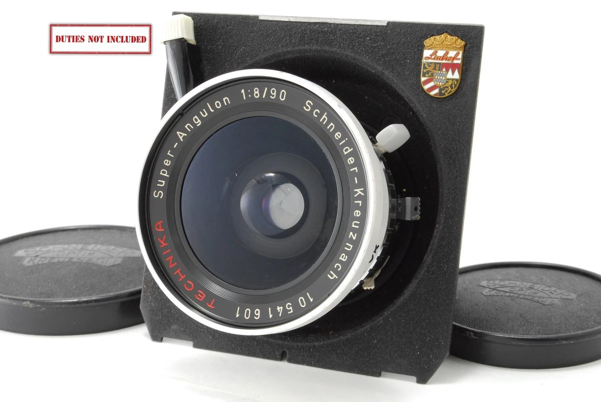 Schneider Super-Angulon 90mm Focal f/8 Camera Lenses for sale | eBay