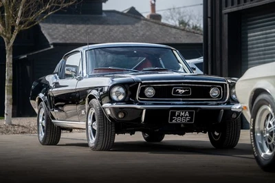 1968 FACTORY BLACK MUSTANG GT FOUR SPEED - Image 1 of 4