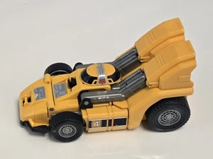 Bandai Race Car Power Rangers Turbo Deluxe Rescue Megazord YELLOW #4 Loose - Picture 1 of 11