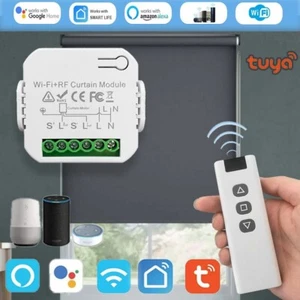 Smart Tuya Wifi Curtain Switch Wireless Remote Roller Shutter Motor for Alexa US - Picture 1 of 12