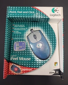 Logitech 2x Optical Wired USB/PS2 Wheel Mouse NEW IN BOX OPT WHL MSE 930495-0403 - Picture 1 of 2