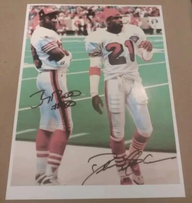 DEION SANDERS &JERRY RICE 49ERS 8.5x11 ULTRA GLOSSY OLD SCHOOL FOOTBALL POSTER🤩 - Image 1 of 4