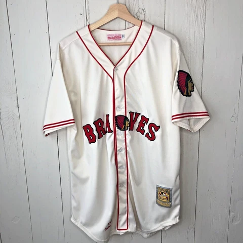 Mitchell & Ness Boston Braves 1935 Cooperstown Collection Babe Ruth Jersey Sz 50 Cover