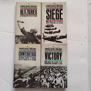 Eyewitness History of World War II 1962 Abraham Rothberg 4 Volume Set - Picture 1 of 10