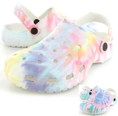 DAMEN-PANTOLETTEN-PANTOFFELN SOMMER HOILDAY STRAND MULTI CLOG SCHUHE SANDALEN GRÖSSE