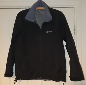 Women's BERGHAUS JACKET With Hood  Size 12 Black  Good Condition