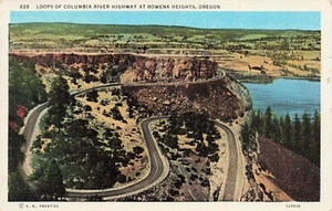 Loops of Columbia River Highway Rowena Heights, Oregon Vintage PC - Picture 1 of 2